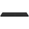 vidaXL Shelf Set of 4 Black Engineered Wood Medium Simple Shelf