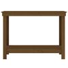 vidaXL Work Bench Honey Brown 43.3x19.7x31.5" Solid Wood Pine