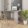 vidaXL Desk Concrete Grey Chipboard 43.3x23.6x28.7 in Desk Rectangular