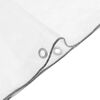 vidaXL Clear Tarpaulin with Eyelets 13.1x39.4' Polyethylene