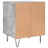 vidaXL Bedside Cabinet Concrete Grey Engineered Wood Compact