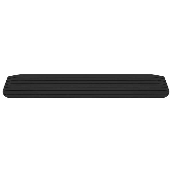vidaXL Threshold Ramps 2 pcs 43.3x8.3x1.0" Rubber