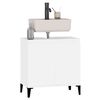 vidaXL Sink Cabinet White Engineered wood, metal Medium Sink Cabinet