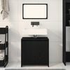 vidaXL Bathroom Cabinet Black Oak 60 x 33 x 61 cm Engineered Wood