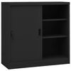vidaXL Cabinet With Planter Box Anthracite Steel Medium