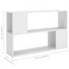 vidaXL Book Cabinet White Engineered wood Medium Book Cabinet