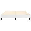 vidaXL Bed Frame White Faux leather, plywood, engineered wood Queen