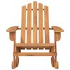 vidaXL Rocking Chair Solid acacia wood Standard Rocking Chair