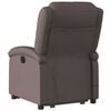 vidaXL Electric Stand Up Massage Recliner Chair Dark brown