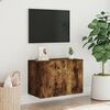 vidaXL TV Cabinet Smoked Oak Engineered Wood Medium TV Cabinet