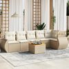 vidaXL Garden Sofa Set Beige