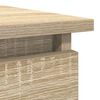 vidaXL Console Table Sonoma Oak Engineered Wood Standard Console Table