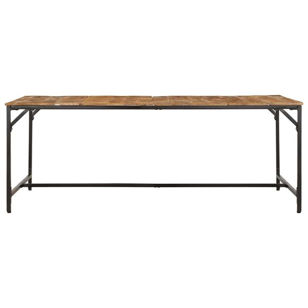 vidaXL Dining Table 78.7"x39.4"x29.5" Solid Wood Rough Mango