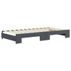 vidaXL Daybed With Trundle Dark Grey