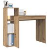 vidaXL Desk Artisan Oak 39.37 x 15.75 x 35.43 in Engineered Wood