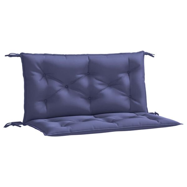 vidaXL Garden Bench Cushion Set of 2 Navy blue