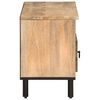 vidaXL TV Cabinet Natural wood Solid mango wood, engineered wood, iron