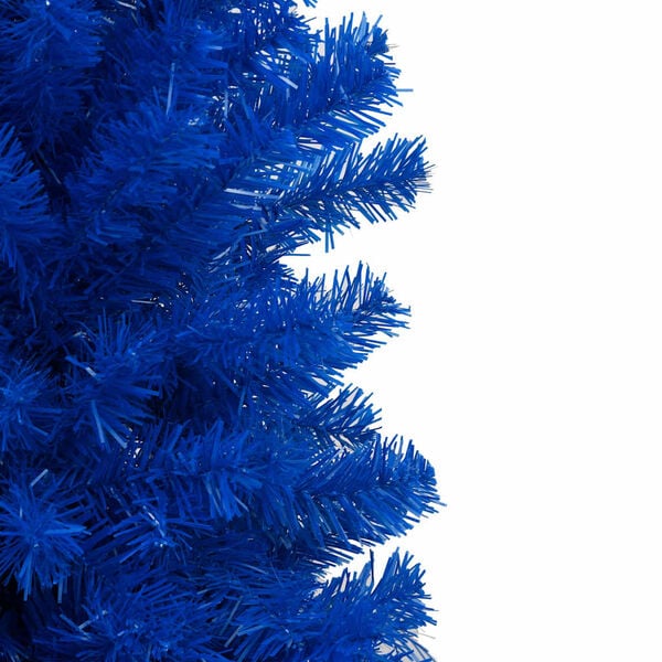 vidaXL Artificial Christmas Tree Blue PVC Medium Decorative Inlays