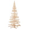 vidaXL Christmas Trees with Stand Natural 82.7" Solid pine wood