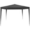 vidaXL Party Tent Anthracite Polyethylene roof, Steel frame 10 x 10 ft
