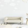 vidaXL Kids Sofa Cream Velvet, Foam, Solid Pine Wood Mini Kids Sofa