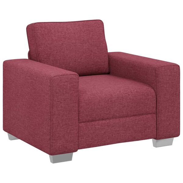 vidaXL Sofa Wine Red 39.37 x 30.31 x 32.28 in Fabric