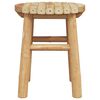 vidaXL Stool Bamboo Natural 11.81 x 11.81 x 14.17 in Bamboo