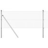 vidaXL Welded Wire Fence Silver 0.4 x 10 m