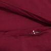 vidaXL Duvet Cover Set Bordeaux Microfiber fabric (100% polyester)