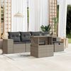 vidaXL Garden Sofa Set Light Grey, Dark Grey
