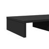 vidaXL Monitor Stand Black 19.7x10.6x3.9" Engineered Wood