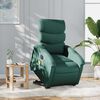 vidaXL Electric Stand Up Massage Recliner Chair Dark Green