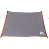 vidaXL Camping Tent 2-Person Grey and Orange Waterproof