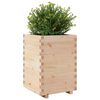 vidaXL Garden Planter Natural Wood Solid pine wood Medium Durable