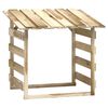 vidaXL Pergola Set of 3 Green treated Green treated pinewood, firwood
