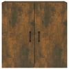 vidaXL Wall Cabinet Smoked Oak 23.6x12.2x23.6" Engineered Wood