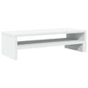 vidaXL Monitor Stand White 21.3x8.7x5.9" Engineered Wood