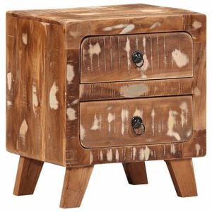 vidaXL Bedside Cabinet Multicolour Solid reclaimed wood Small