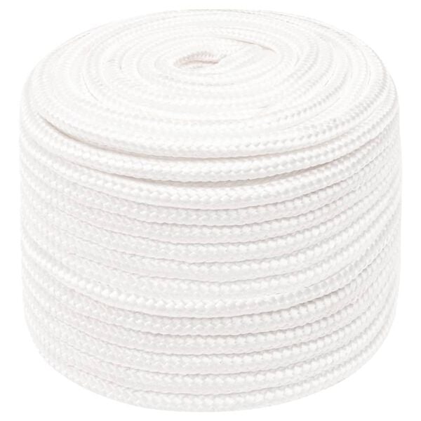 vidaXL Boat Rope Full White 0.55 " 820.2 ' Polypropylene