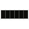 vidaXL 6-Panel Room Divider Black 204.7"x70.9" Fabric