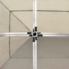 vidaXL Party Tent Cream Aluminum alloy frame 20 x 10 ft Foldable