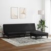vidaXL Sofa Set Black