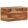 vidaXL Storage Chest 22.4"x11.8"x11.8" Solid Wood