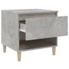 vidaXL Bedside Table Concrete Grey Engineered Wood 19.7 x 18.1 x 19.7 in