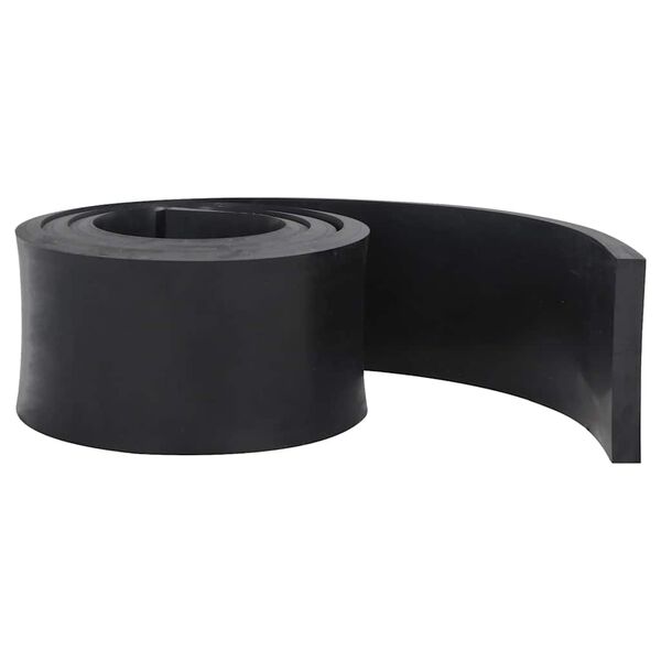 vidaXL Rubber Edge For Snow Plow Black Styrene-butadiene rubber