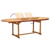 vidaXL Garden Dining Set Wooden brown, Cream Solid Acacia wood, Textilene