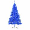 vidaXL Christmas Tree Blue PVC, steel 94.5 in Decorative Inlays
