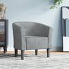 vidaXL Tub Chair Dark Grey Velvet, Pinewood, Plywood, Plastic Standard
