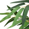 vidaXL Artificial Plant Green, Brown Real Bamboo, Polyester, Plastic, Iron
