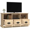 vidaXL TV Cabinet Sonoma Oak Engineered Wood TV Cabinet Rectangular